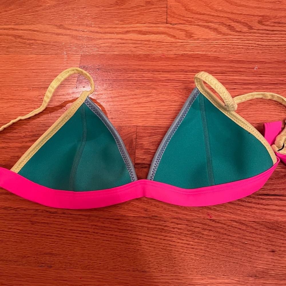 Triangl bikini neon